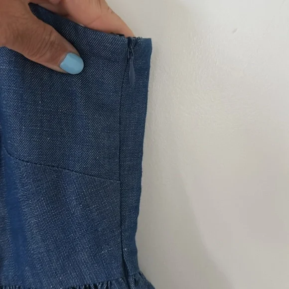 NWT Co. x Francois Girbaud Blue Denim Dress Size S